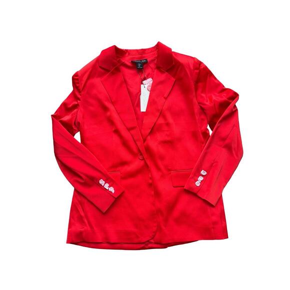 Rachel Zoe Jackets & Blazers - NWT Rachel Zoe Vibrant Red Women’s L Career Blazer Holiday